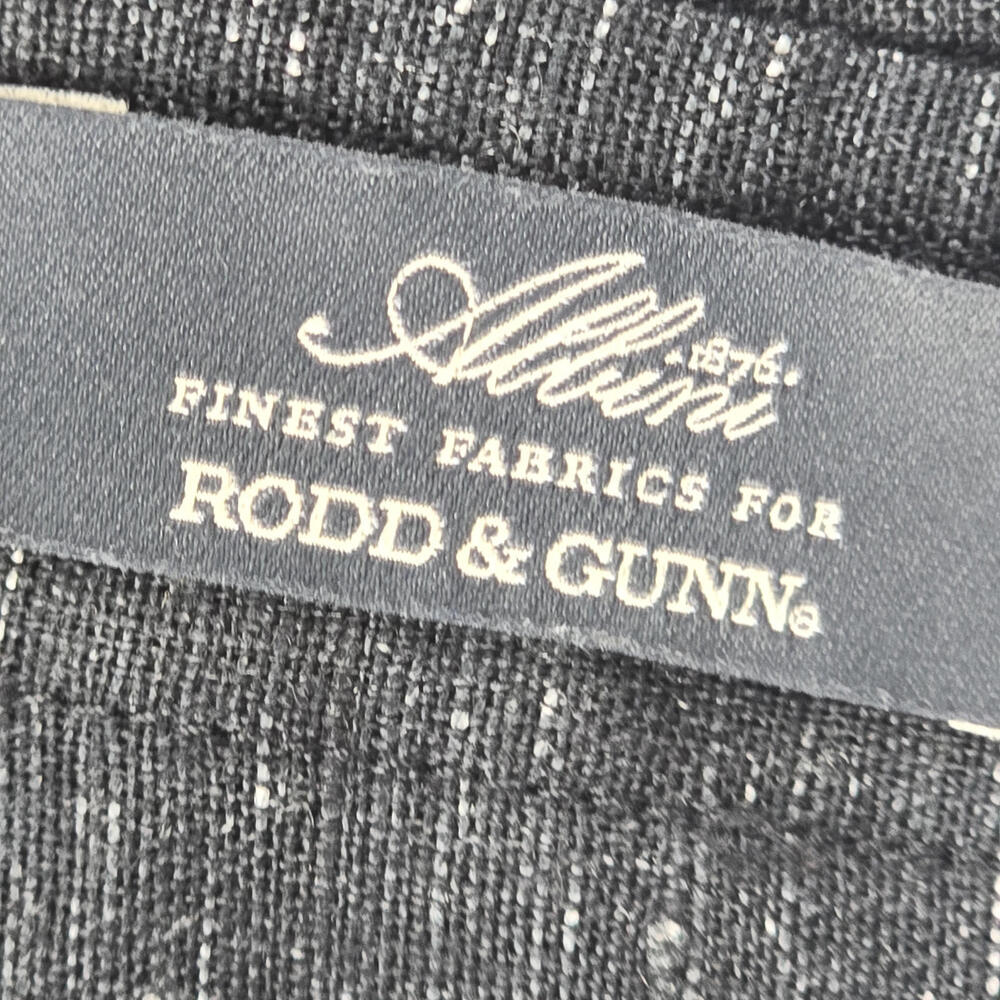 Rodd & Gunn Men's Black Linen Short Sleeve Button-Up Shirt XL - Picture 6 of 7